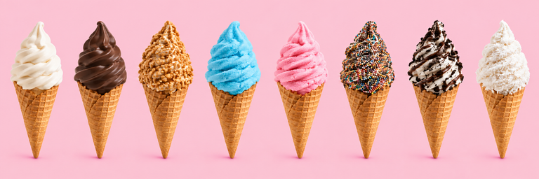 chocolate-dipped cone with a natural satin chocolate shell.