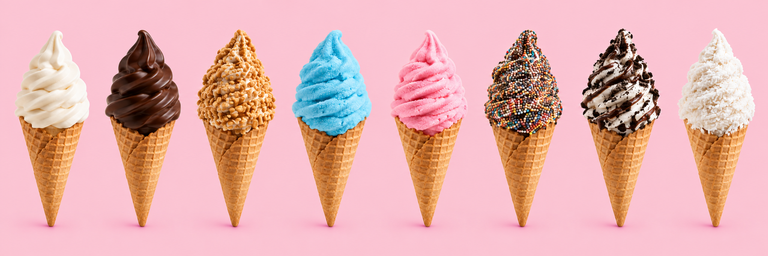 Plain vanilla cone.