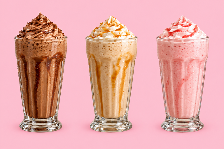 Chocolate thickshake.